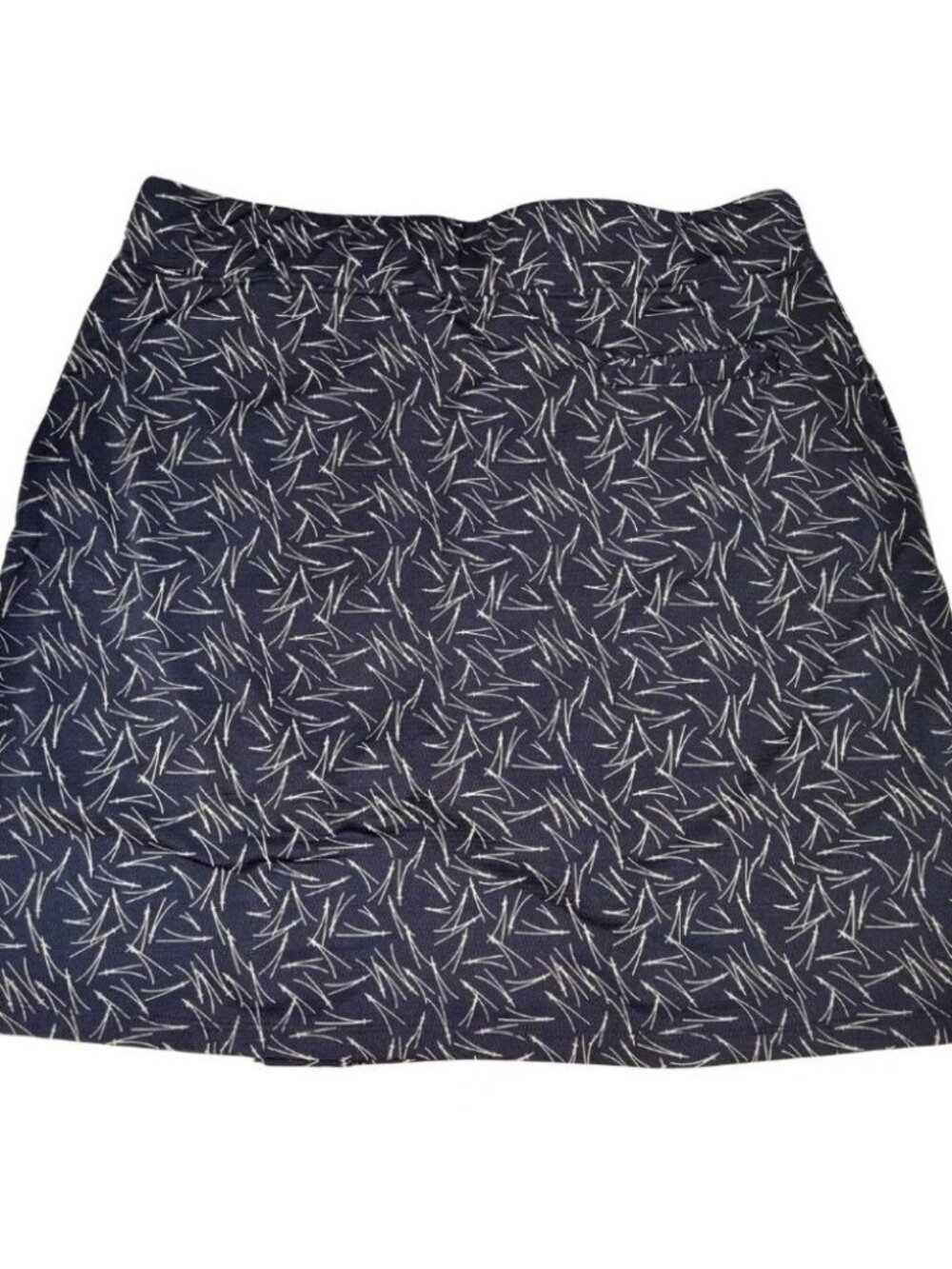 Sport Haley | "Wisp" Print Golf Skort | Navy & White | XXL